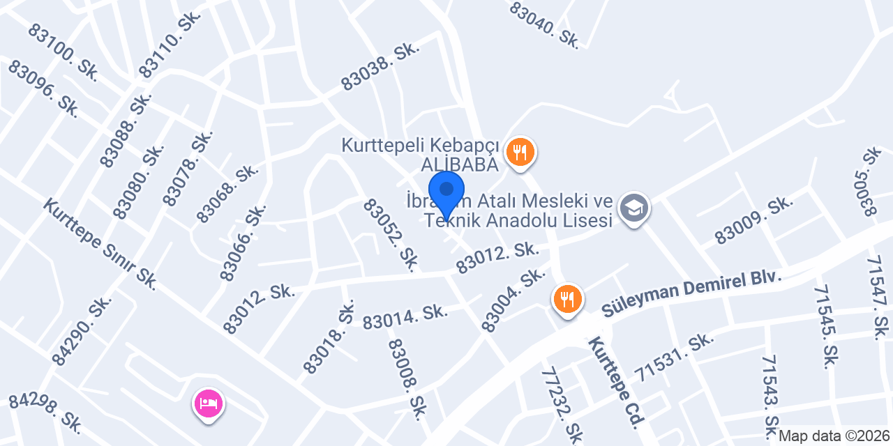 Çukurova Pişirim Fırını konumu
