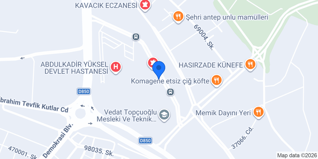 Ayşegül OPTİK konumu