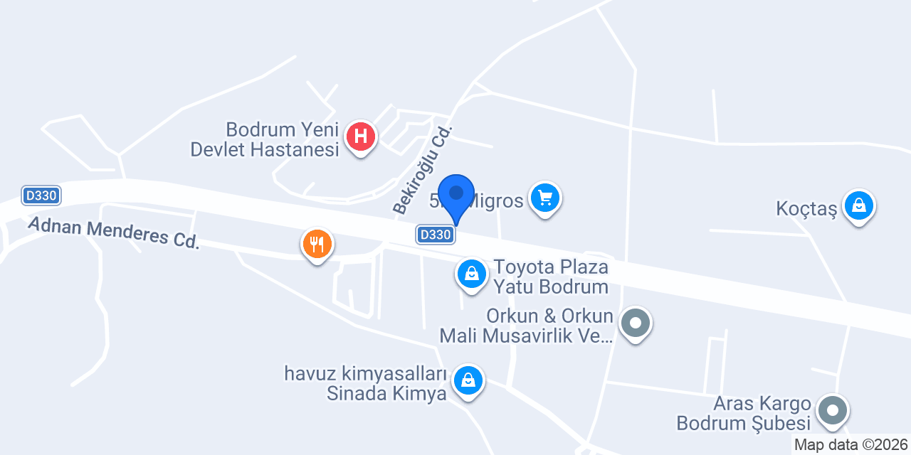 Star Car Bodrum konumu