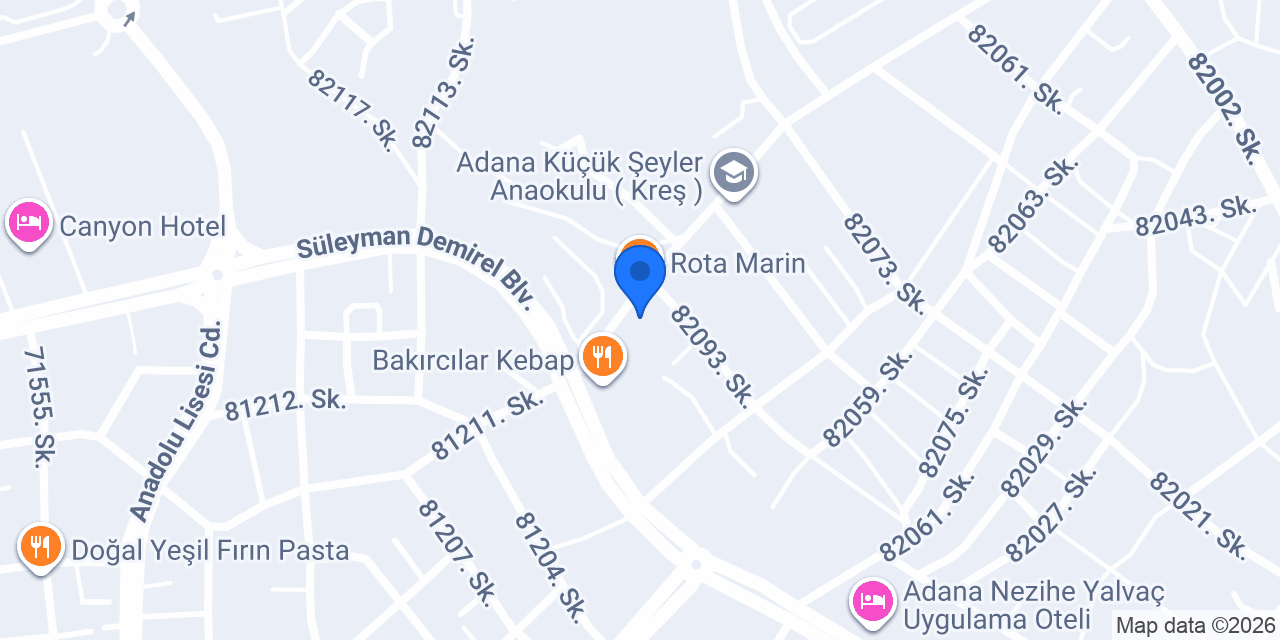 Zilly Adana konumu