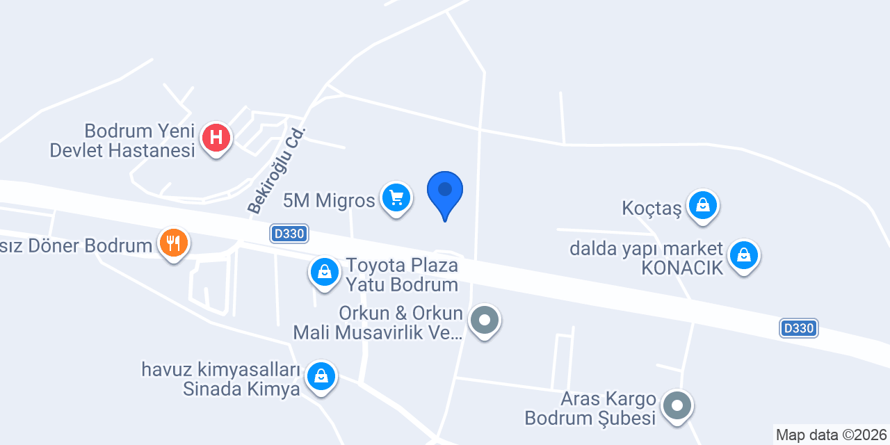 Alize Marin Plaza ve İnşaat Market konumu