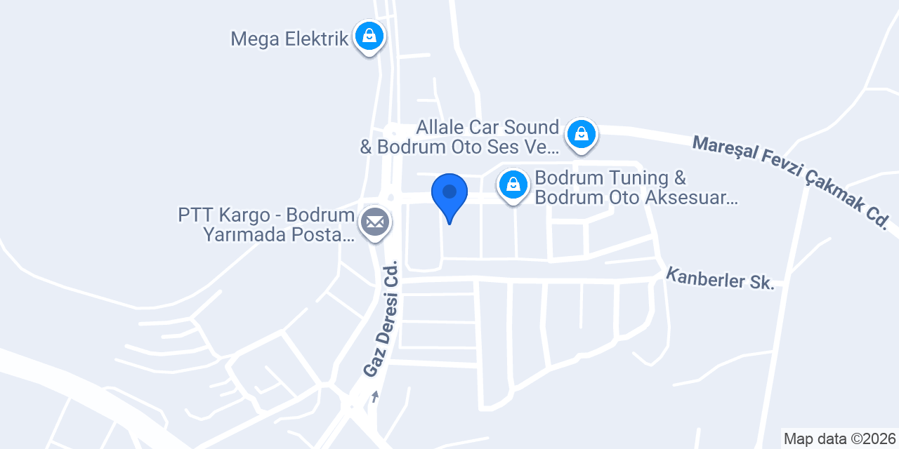 Prins - Bodrum Otogaz konumu