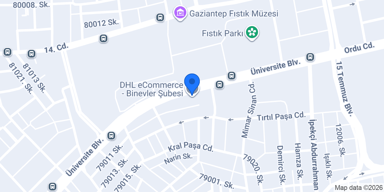 DHL eCommerce - Binevler Şubesi konumu