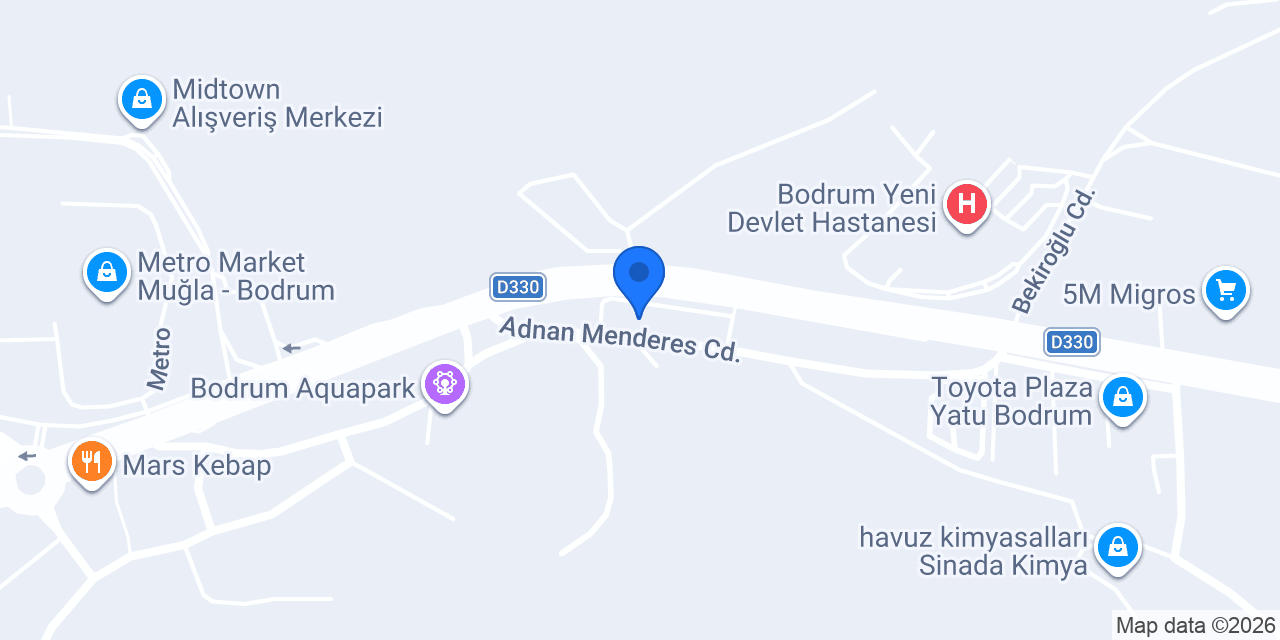 BODRUM PARKELAND konumu