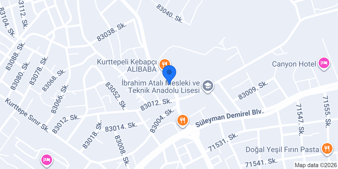 Kurttepe Merkez Kahvehanesi konumu