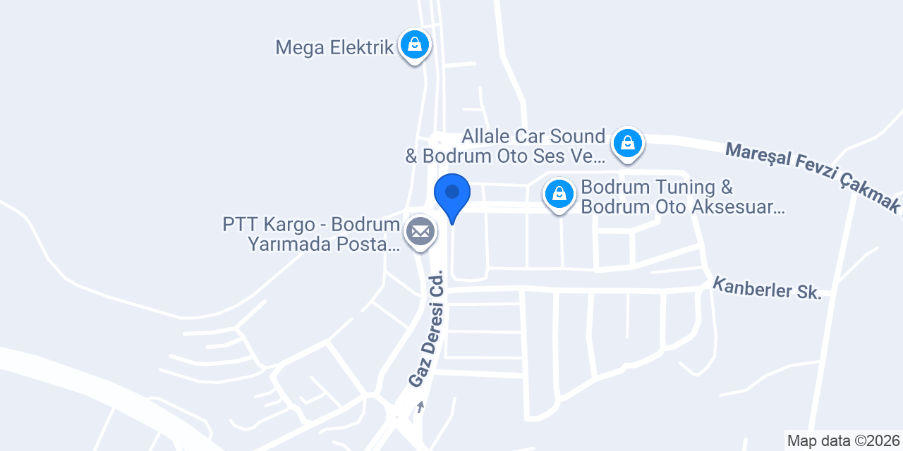 Lassa - Bodrum Lastik - Bodrum Şube konumu