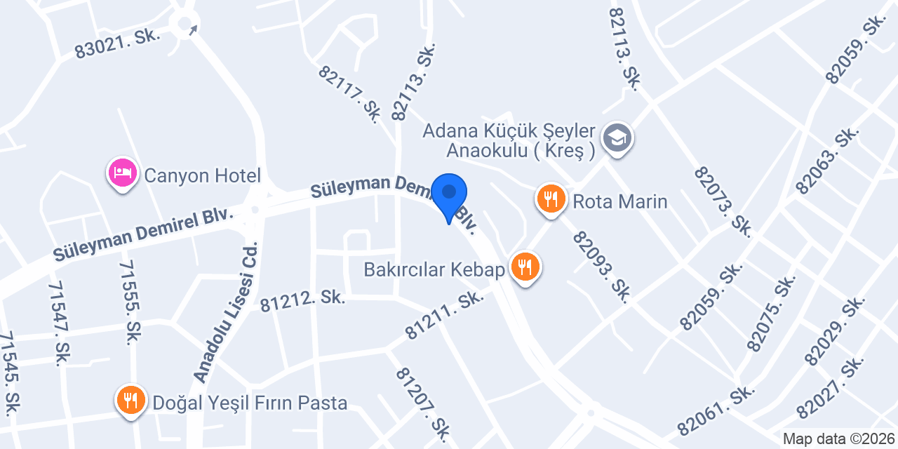 ATA CİĞER SÜLEYMAN DEMİREL konumu