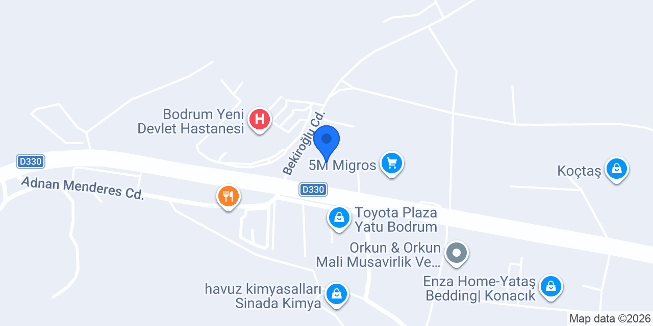 Tespo Bodrum konumu