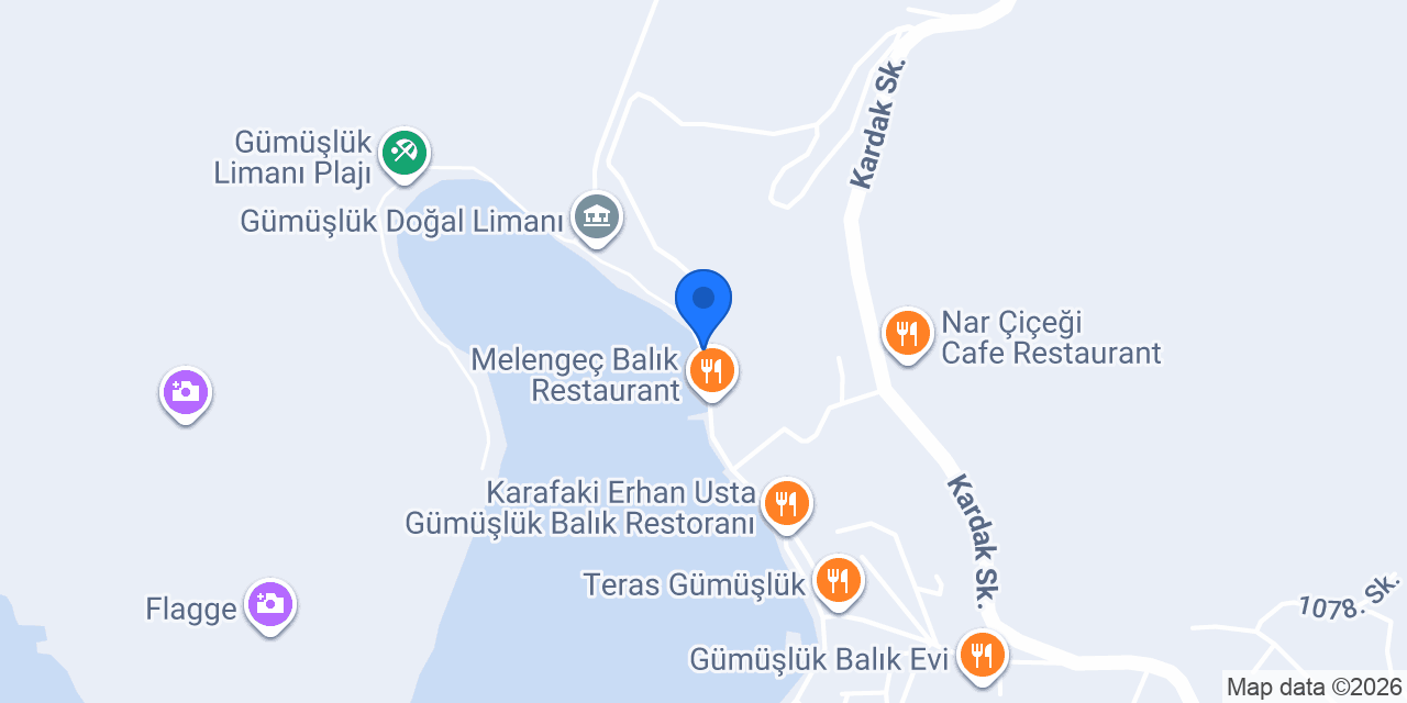 Mimoza Gümüşlük Restaurant konumu