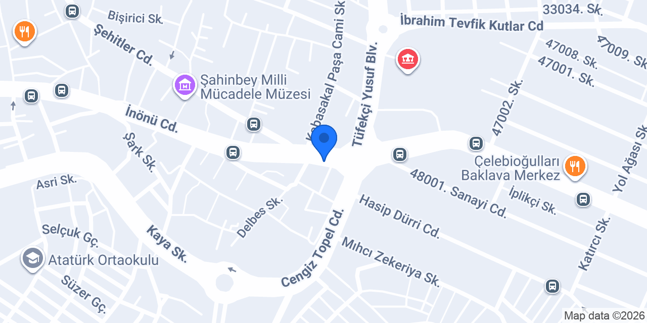 Sevimli Unlu Mamülleri konumu