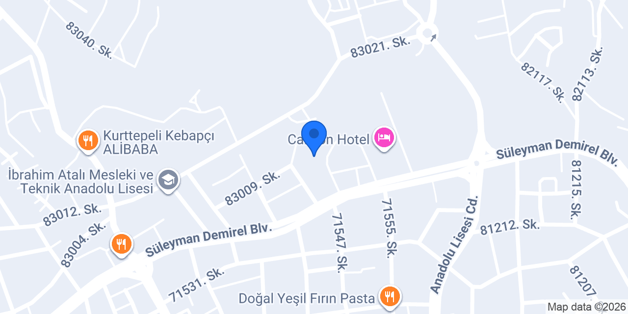 Btl Gıda konumu