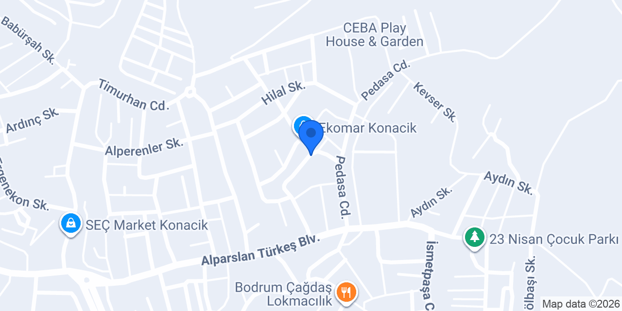 Bodrum Seyahat Acentası konumu
