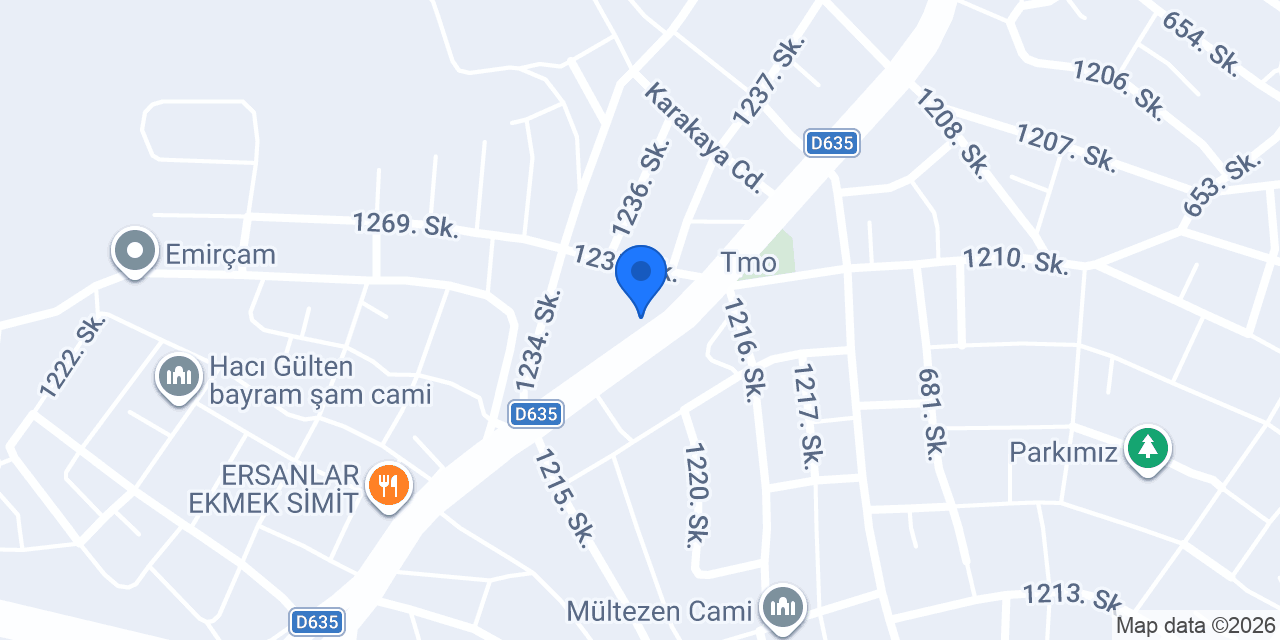 Korkuteli Adliyesi konumu