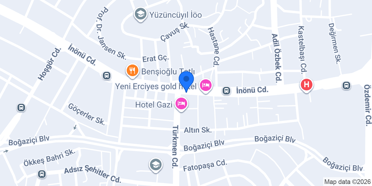 Kadayifci Bunyamin Usta konumu