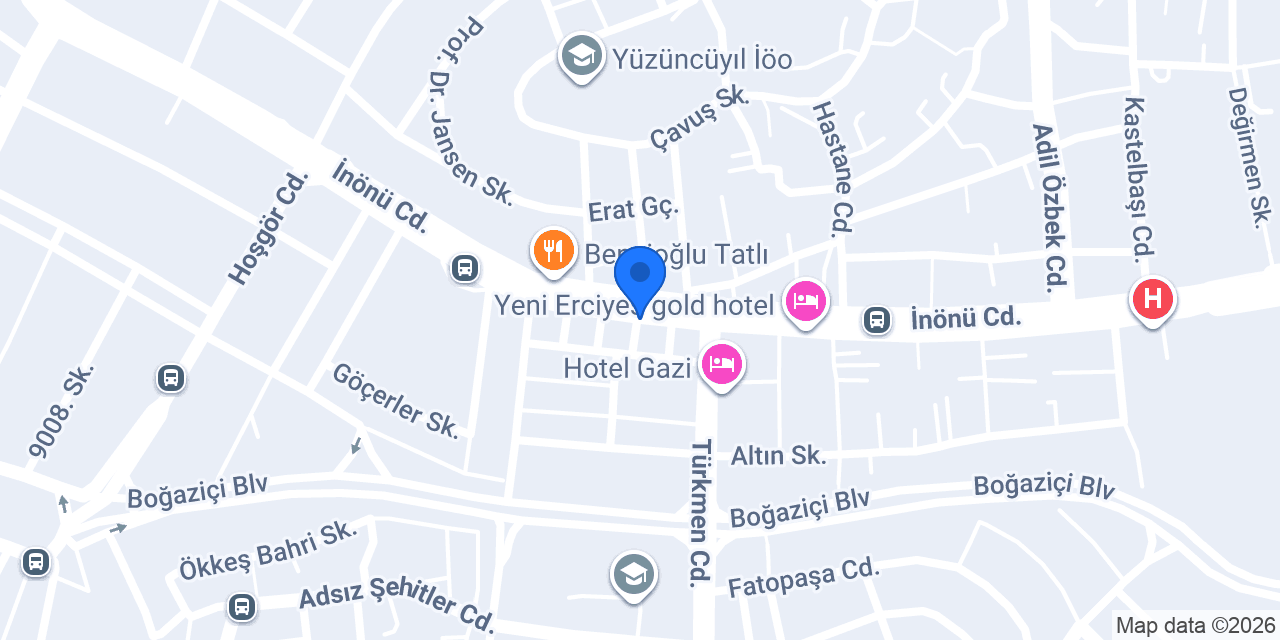 Güllüoğlu - Ömer Güllü Baklava konumu