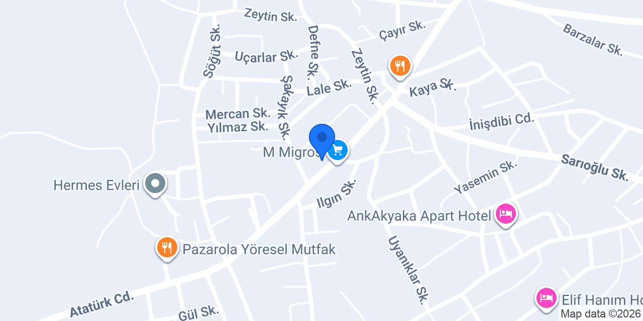 BEGONVİL CAFE konumu