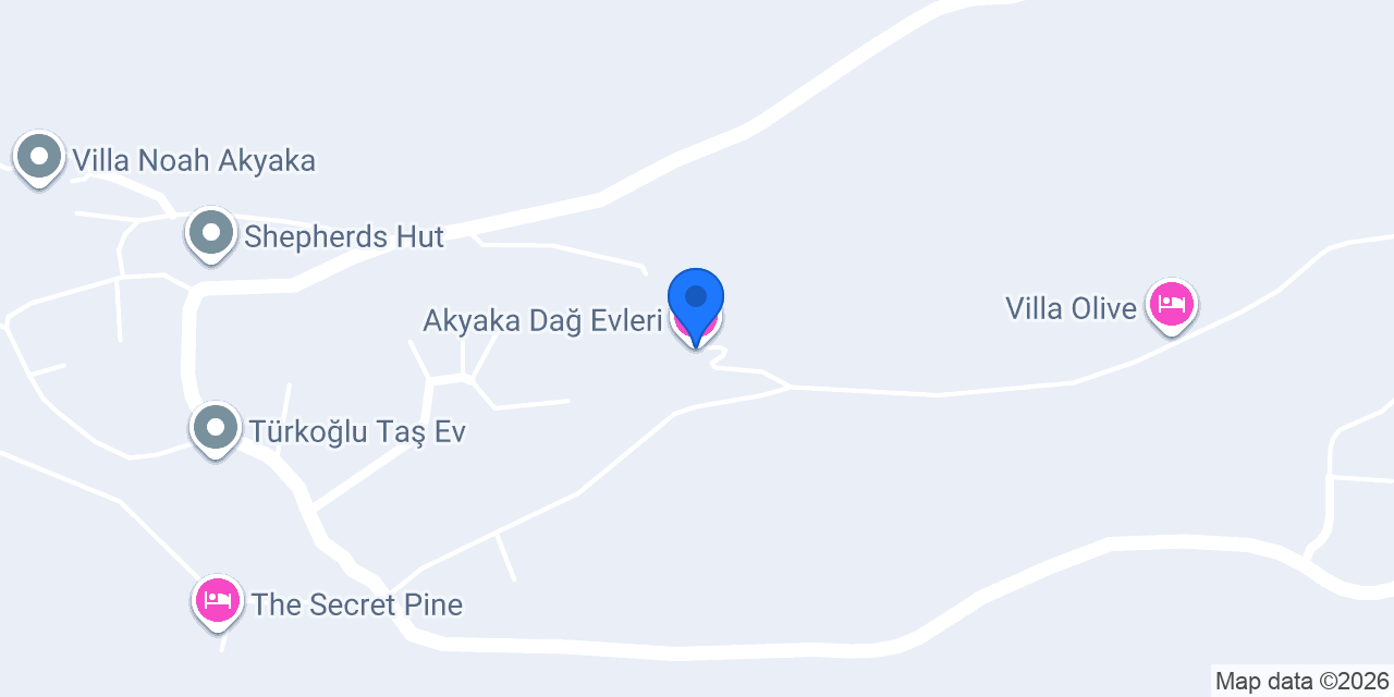 Akyaka Dağ Evleri konumu