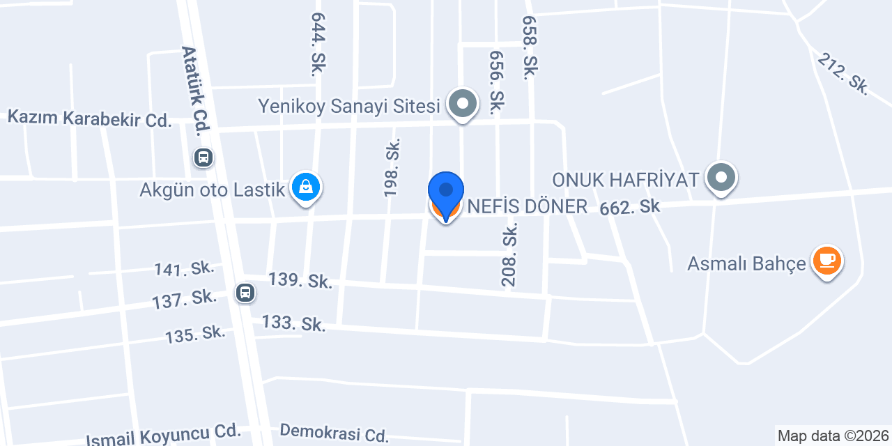 NEFİS DÖNER konumu
