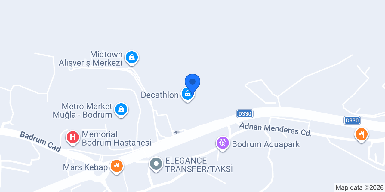 ebebek Bodrum Midtown AVM konumu