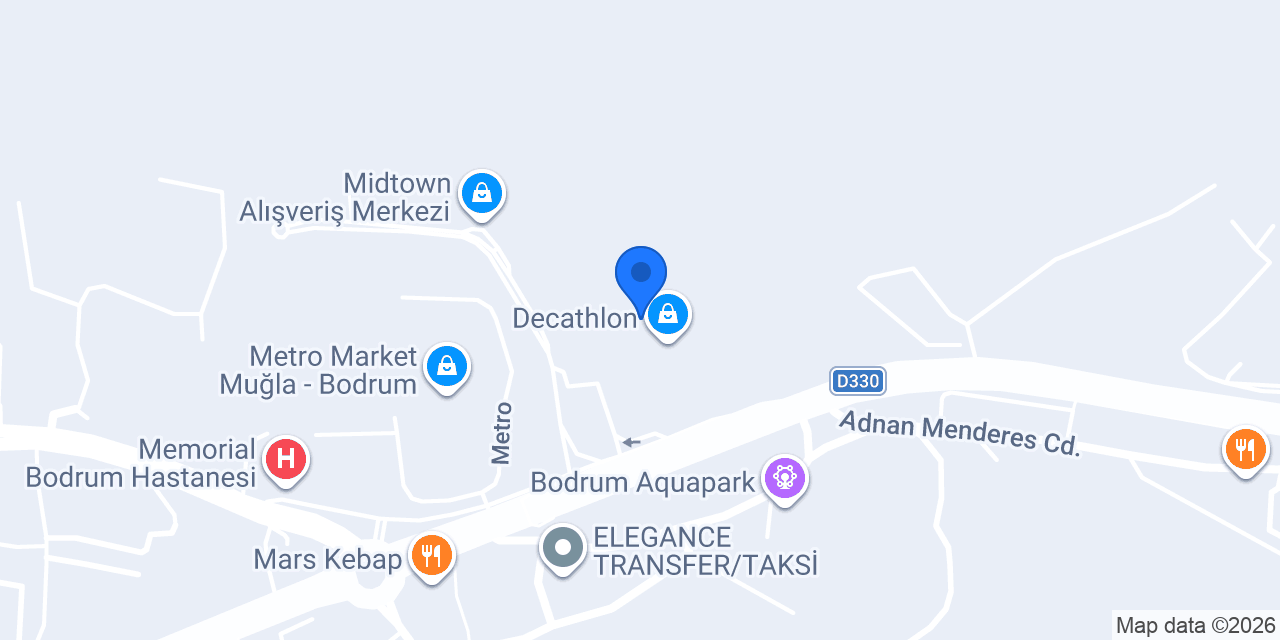 Blue Diamond Bodrum Midtown AVM konumu