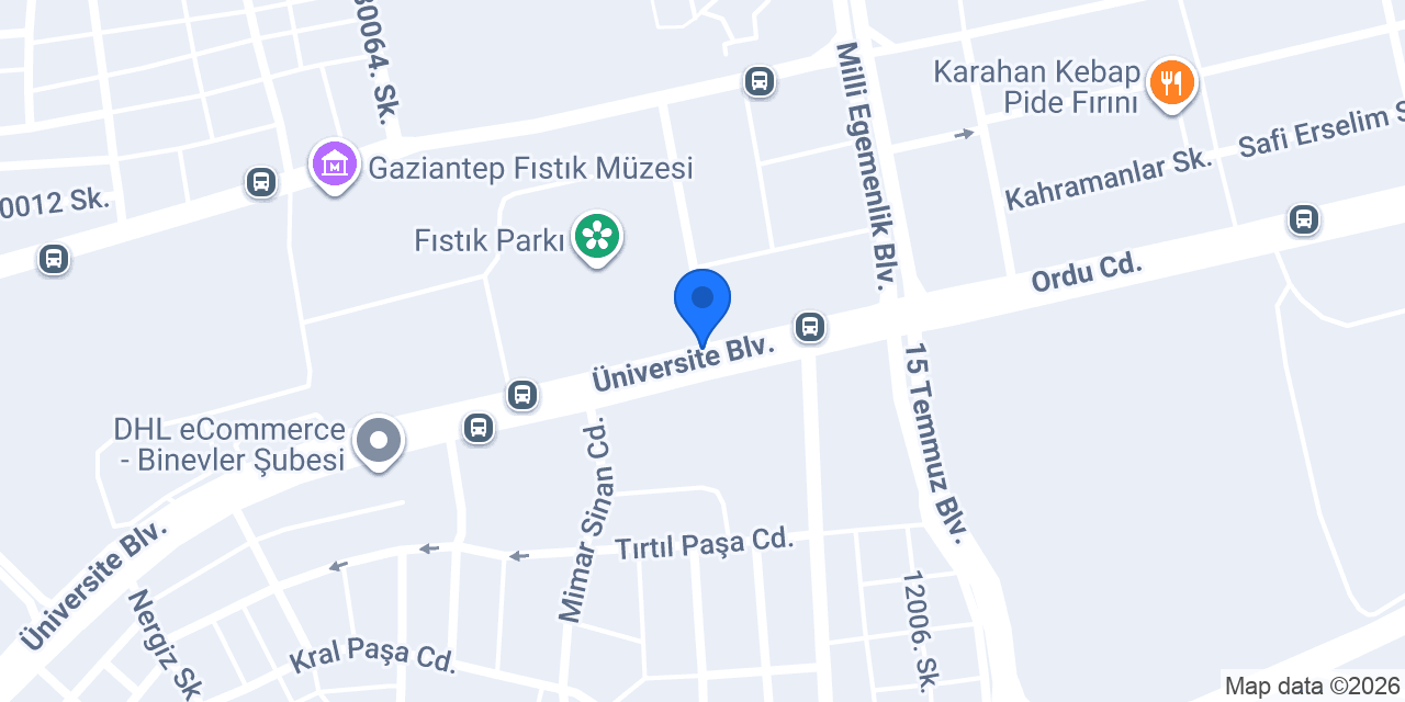Fıstık Kafe konumu