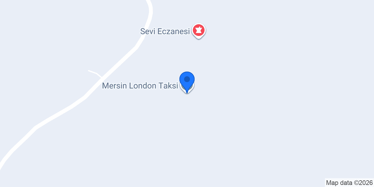 Mersin London Taksi konumu