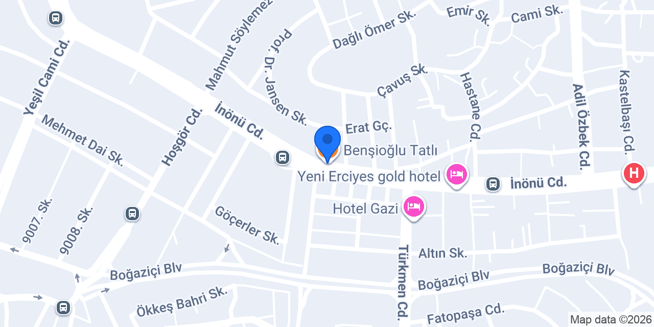 Benşioğlu Tatlı konumu