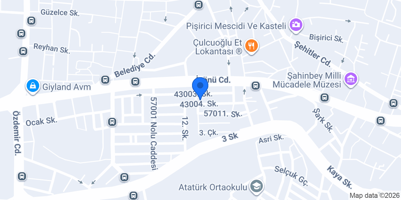 Çubuk Otel konumu