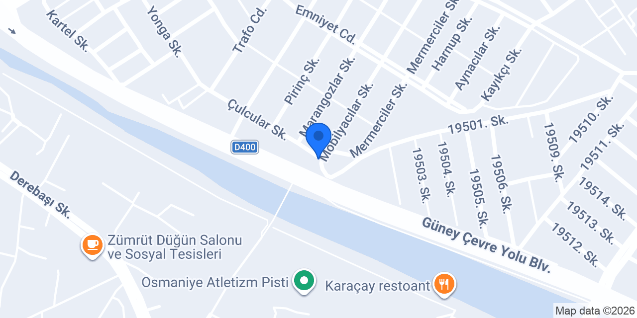 Kınay Makina konumu