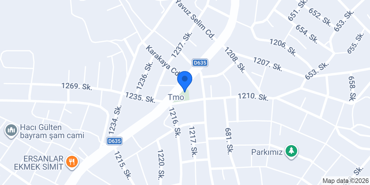 Korkuteli İlçe Tarım ve Orman Müdürlüğü konumu