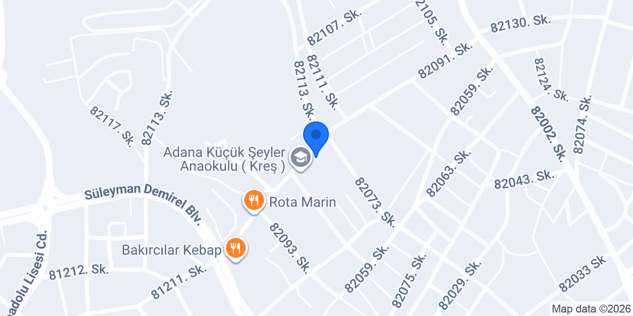 Tatilcan Anaokulu konumu