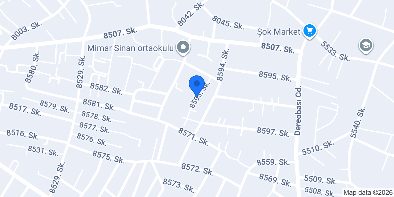 Şaşmaz Mobilya konumu