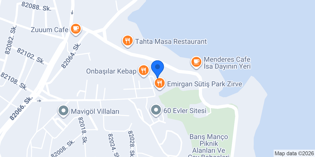 İza Meze Bar konumu