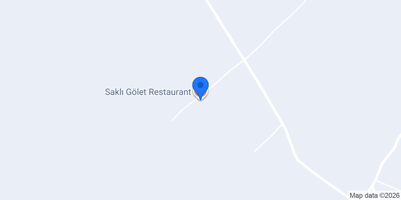 Saklı Gölet Restaurant konumu