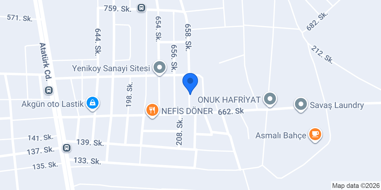 Mrt iş makineleri konumu