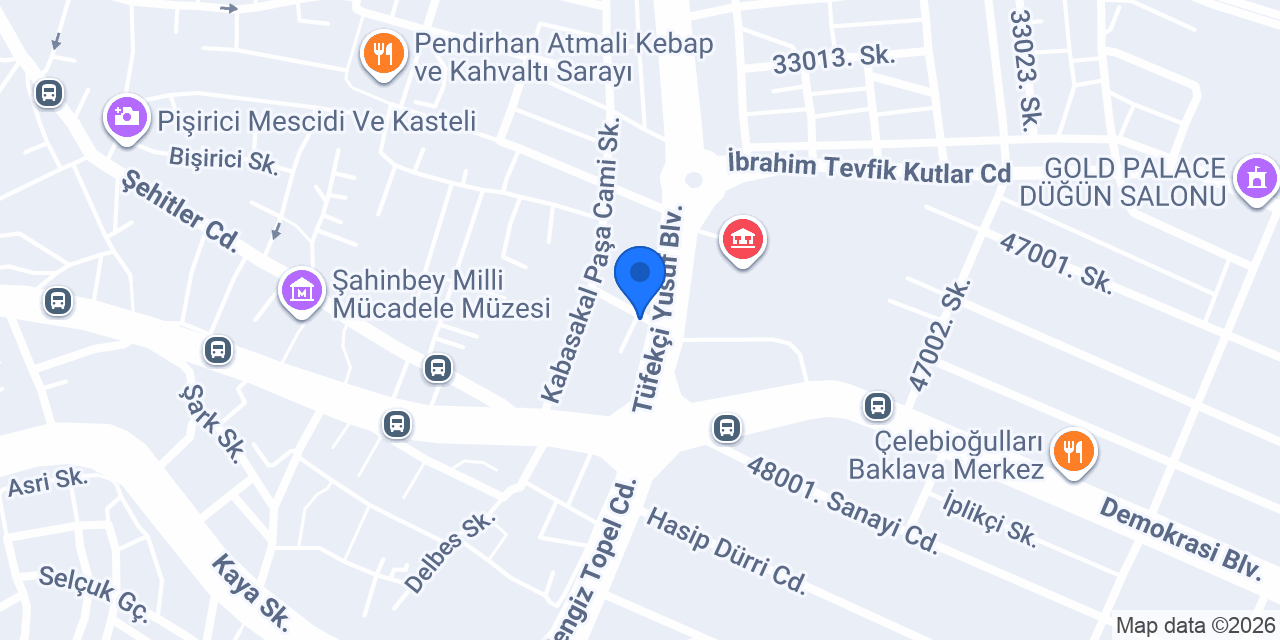 Öz Acemoğlu Kasap konumu