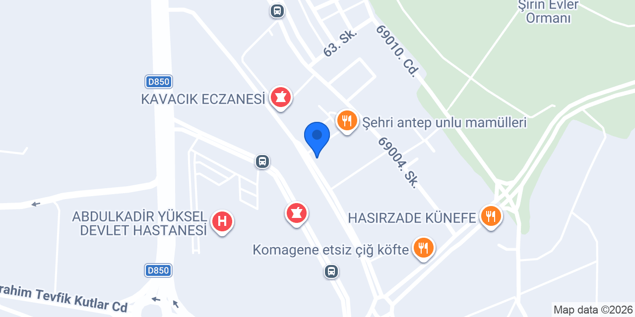 Maviş Döner Ve Dürüm konumu