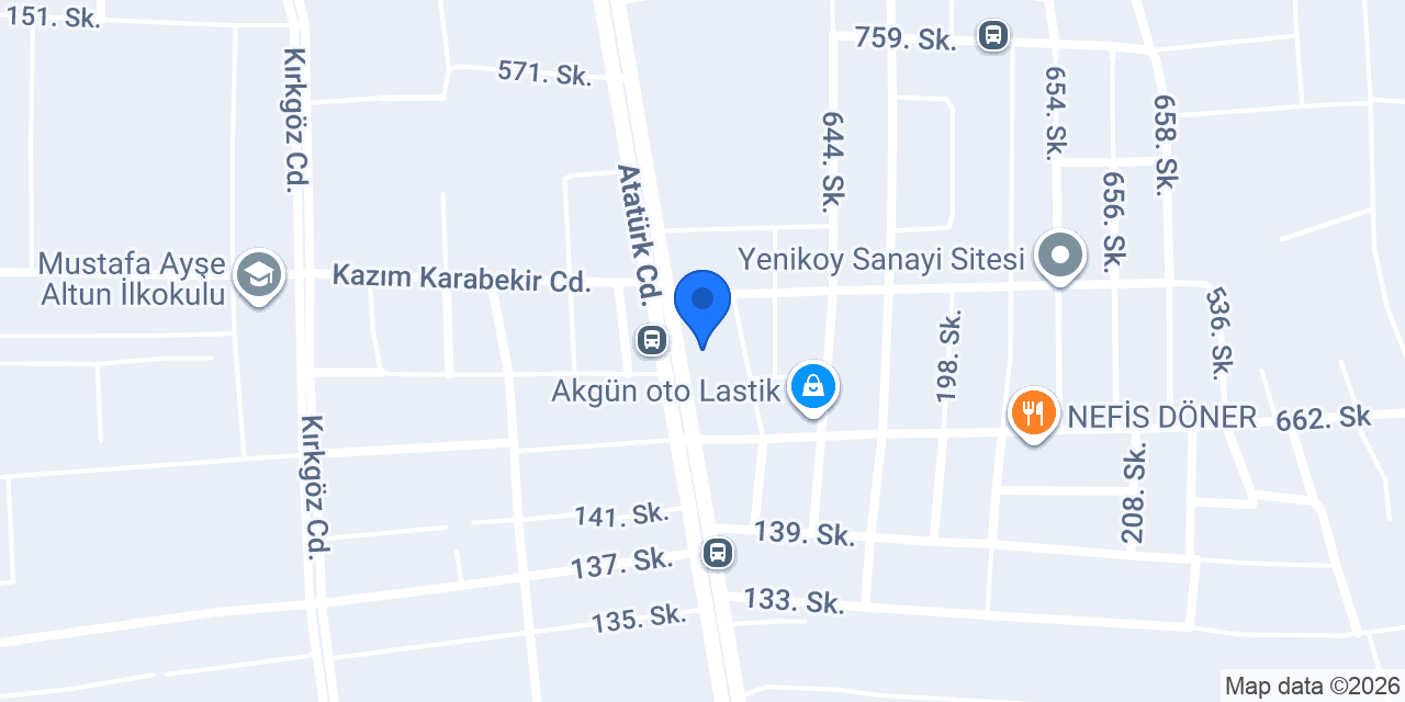 Turuncu Cafe konumu