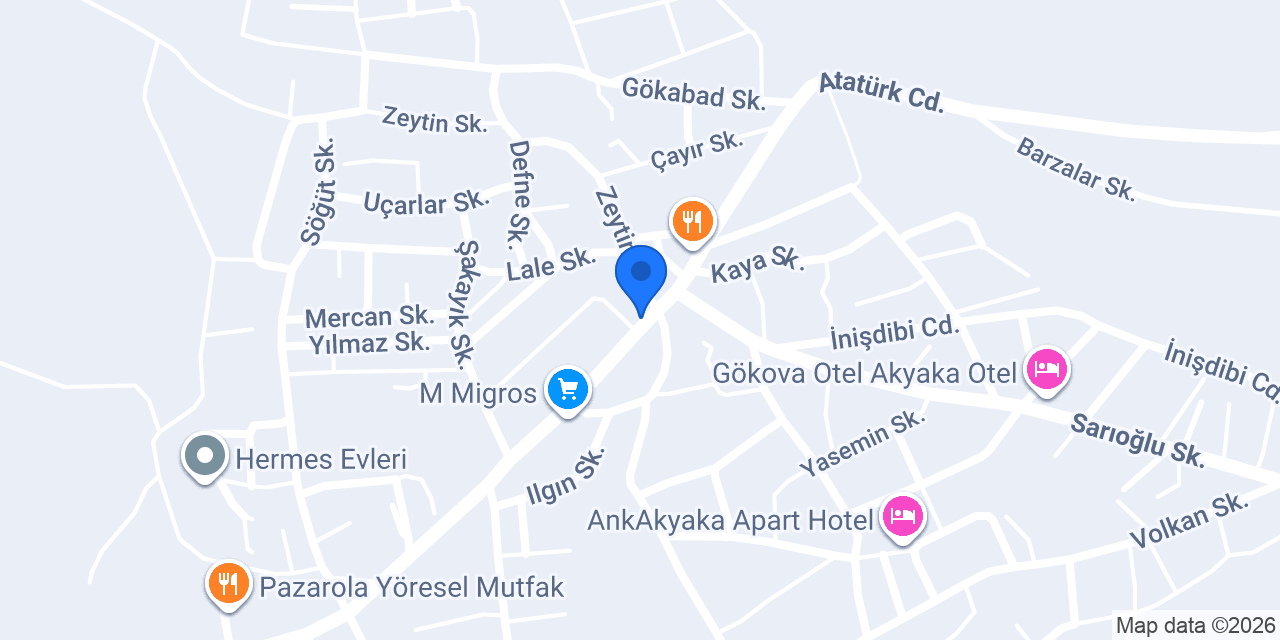 Akyaka Taksi konumu