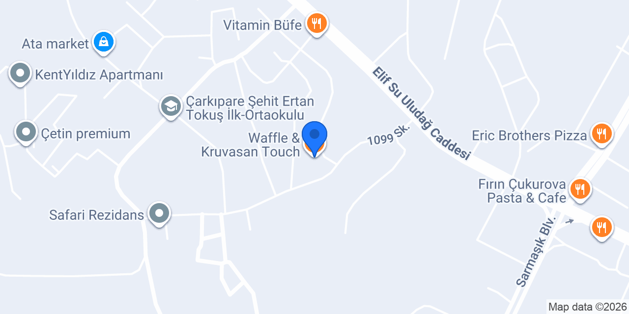 Waffle & Kruvasan Touch konumu