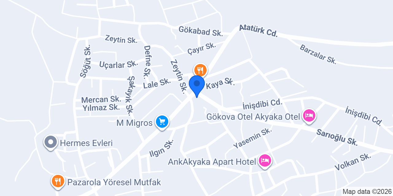Klas Erkek Kuaförü Akyaka konumu