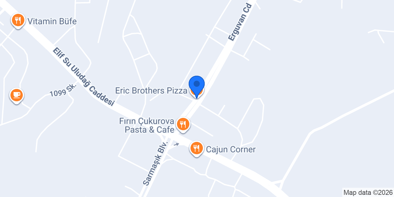 Eric Brothers Pizza konumu