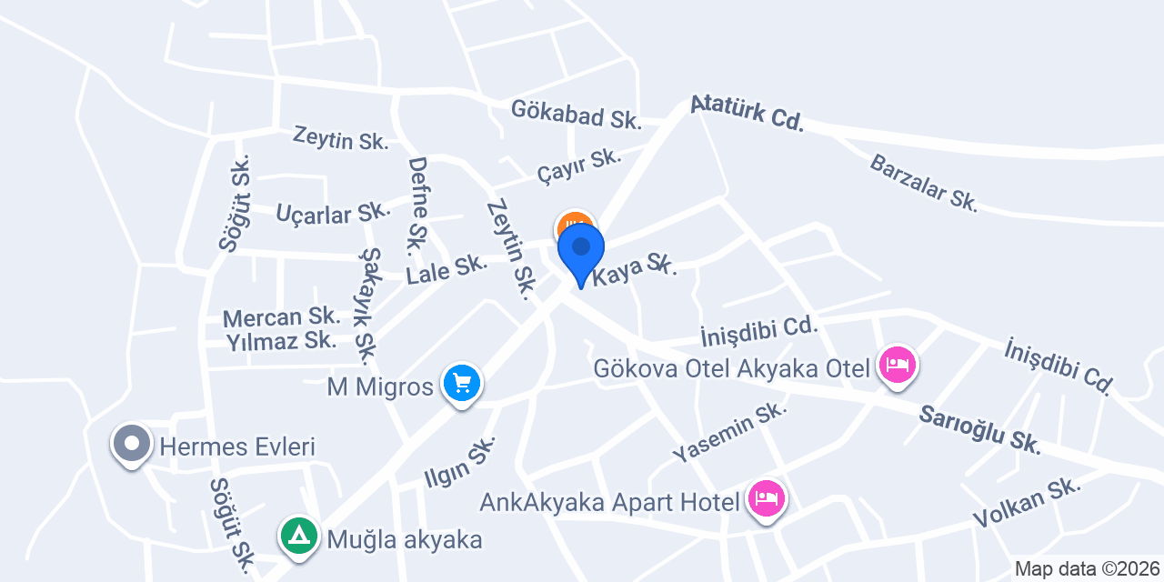 Akyaka Çiçekçilik konumu