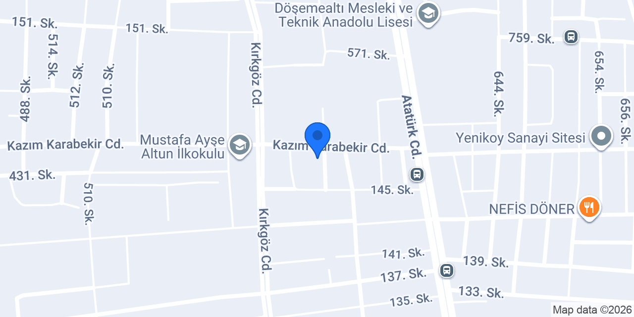 Konyalı Pide Şube 2 konumu