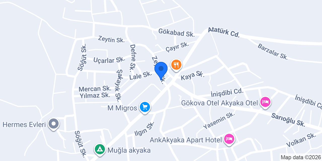 Akyaka Yali Capkini konumu