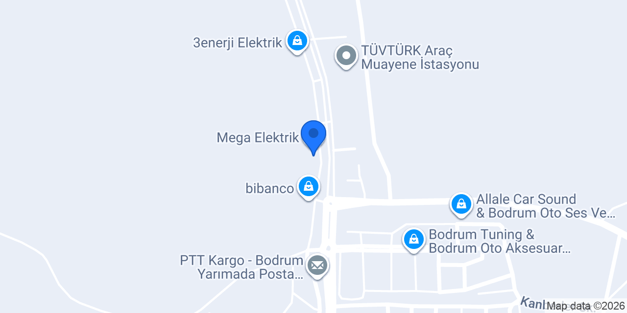 Bodrum Electra Güneş Enerji Sistemleri konumu