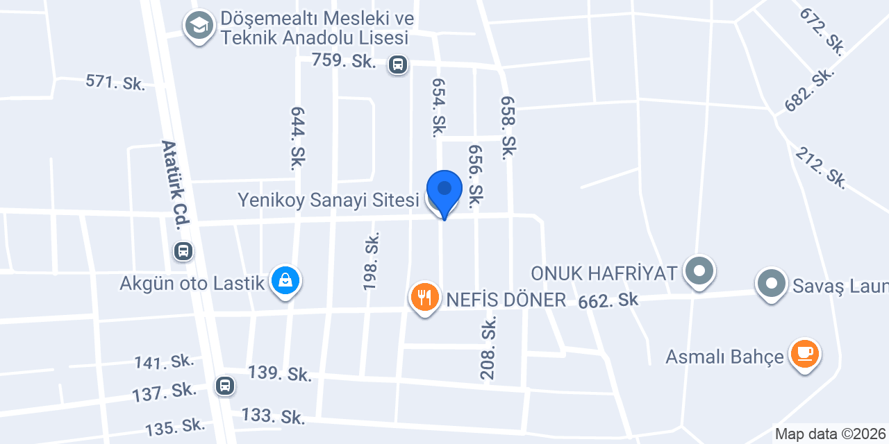 Deniz Oto Tuning & Aksesuar konumu