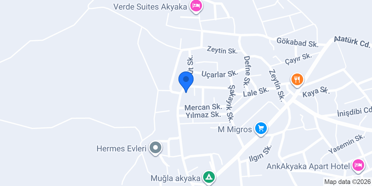 Mercan Apart Akyaka konumu