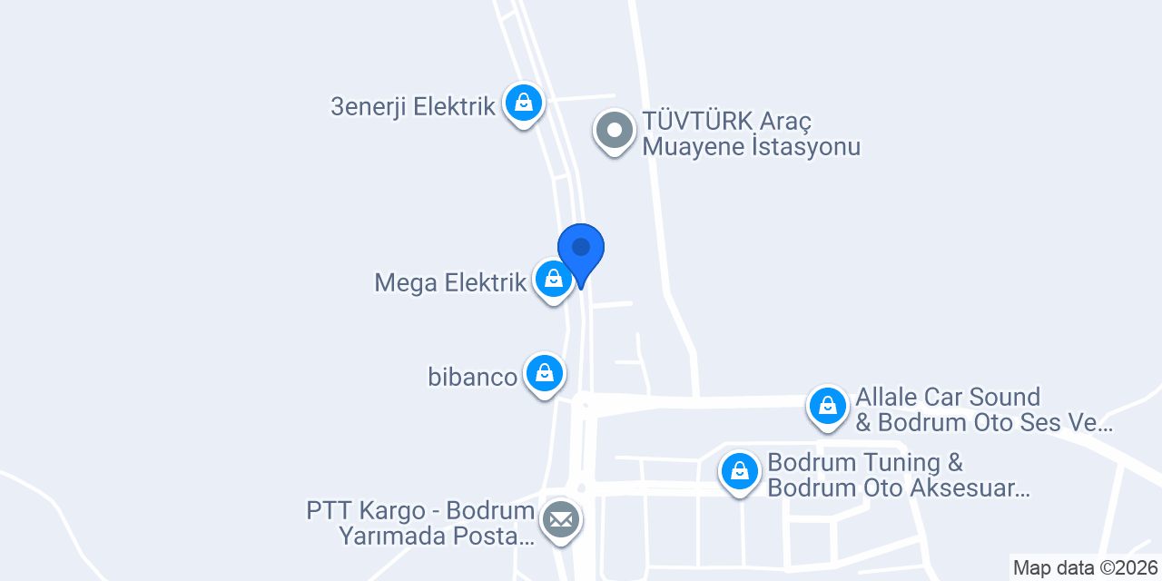 Nitro Garage - Bodrum Bmw Servisi - Bodrum Mercedes Servisi - Bodrum Landrover Servisi konumu