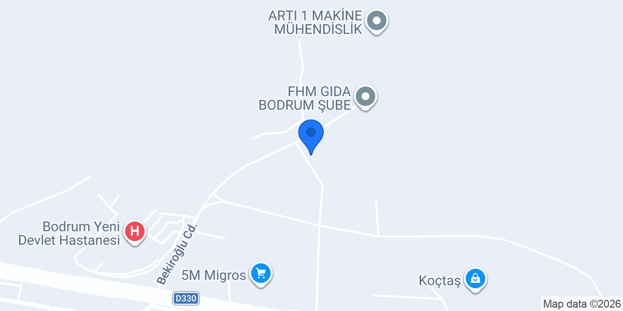 ERGÜN OTO BODRUM konumu